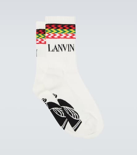 Calcetines de punto de intarsia - Lanvin - Modalova