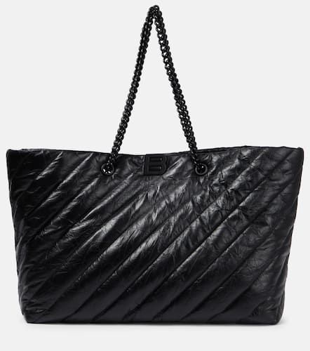 Crush East-West Large quilted leather tote bag - Balenciaga - Modalova