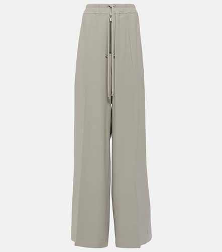 Pantaloni in crêpe cady a vita bassa - Rick Owens - Modalova