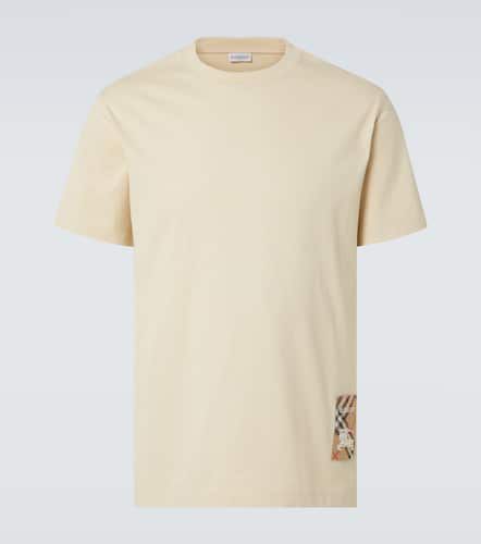 T-Shirt  Check aus Baumwolle - Burberry - Modalova