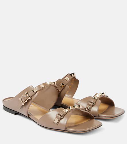 Rockstud leather sandals - Valentino Garavani - Modalova