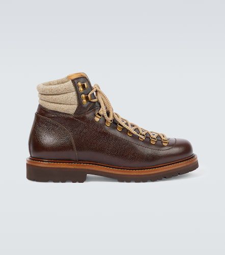 Leather hiking boots - Brunello Cucinelli - Modalova