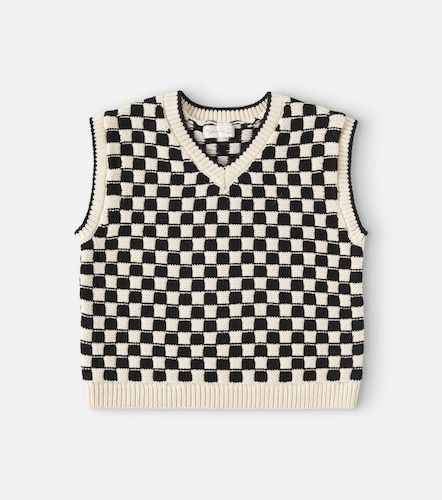Checked cotton-blend vest - Rylee + Cru - Modalova