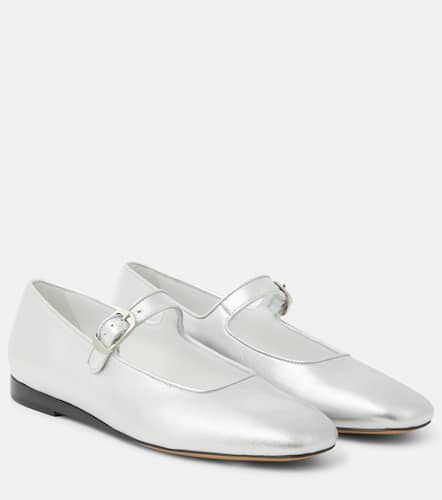 Le Monde BÃ©ryl Metallic leather Mary Jane flats - Le Monde Beryl - Modalova