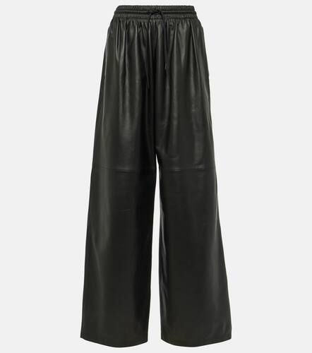 Pantalones anchos de piel - Wardrobe.NYC - Modalova