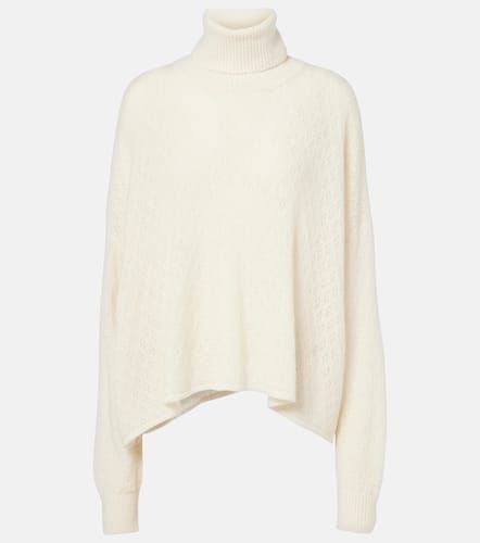 ChloÃ© Pointelle wool-blend and silk turtleneck sweater - Chloe - Modalova