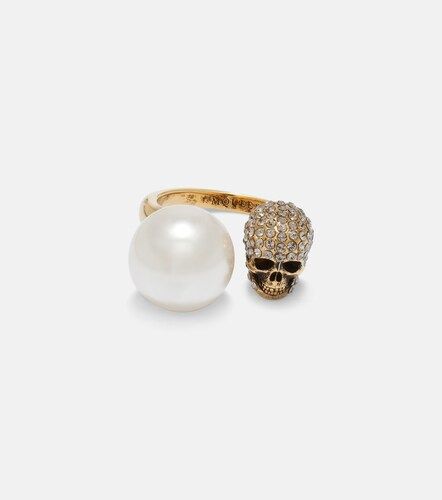 McQueen Skull embellished ring - McQueen - Modalova