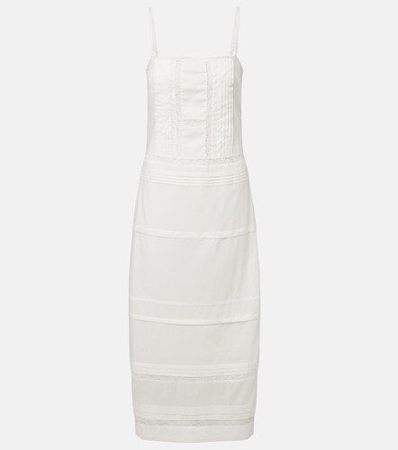 Vestido midi Corinna de algodón bordado - Staud - Modalova