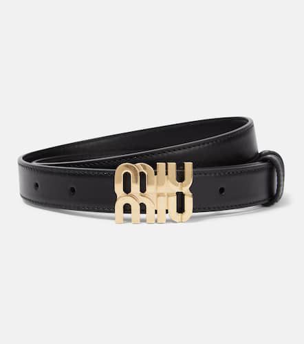 Miu Miu Logo leather belt - Miu Miu - Modalova