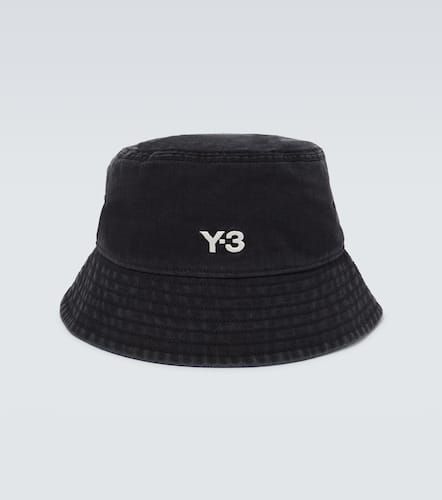 Y-3 Embroidered cotton bucket hat - Y-3 - Modalova