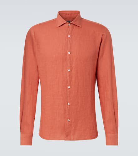 Fedeli Linen Oxford shirt - Fedeli - Modalova