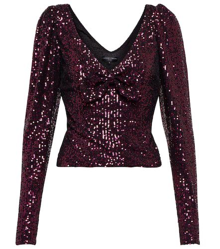 Taylor sequined v-neck top - Caroline Constas - Modalova