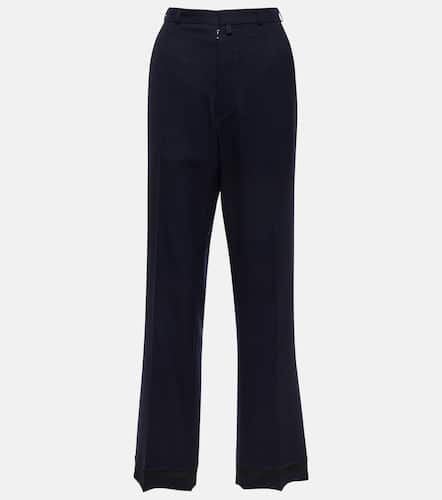 High-rise wool pants - Maison Margiela - Modalova