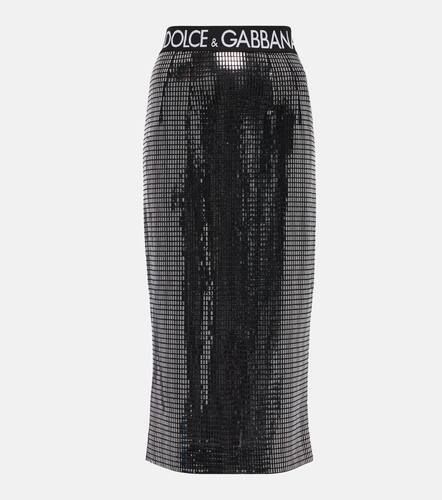 Dolce&Gabbana Gonna midi in nylon - Dolce&Gabbana - Modalova