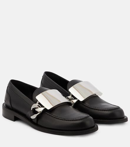 Gourmet Chain leather loafers - JW Anderson - Modalova