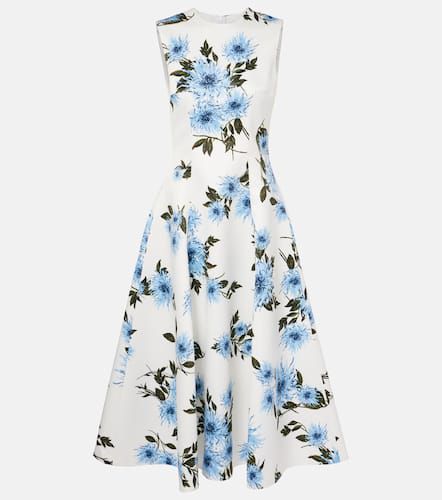 Mara floral taffeta faille midi dress - Emilia Wickstead - Modalova