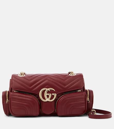 GG Marmont Small leather shoulder bag - Gucci - Modalova