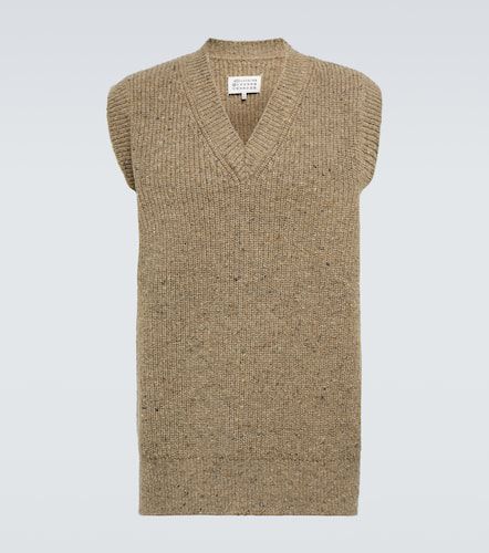 Wool and cashmere-blend sweater vest - Maison Margiela - Modalova