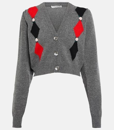 Alessandra Rich Cardigan aus Wolle - Alessandra Rich - Modalova