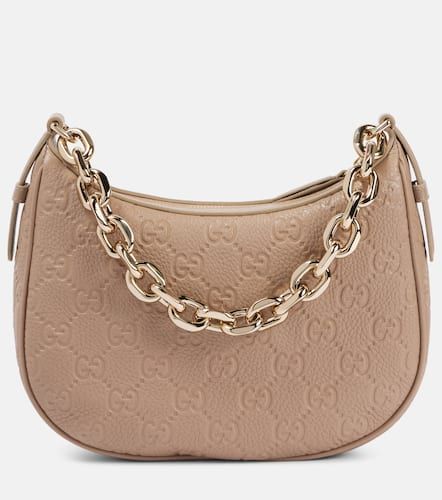 Bolso al hombro GG Emblem Small de piel - Gucci - Modalova