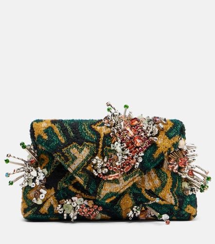 Pochette en jacquard à ornements - Dries Van Noten - Modalova