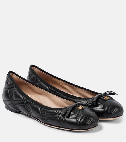 Quiltie leather ballet flats - Valentino Garavani - Modalova