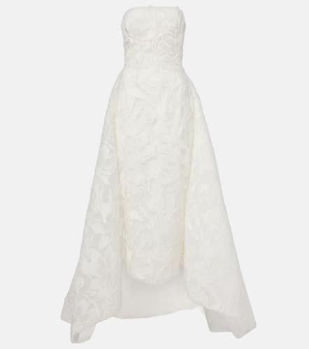 Bridal - Abito lungo in jacquard - Monique Lhuillier - Modalova