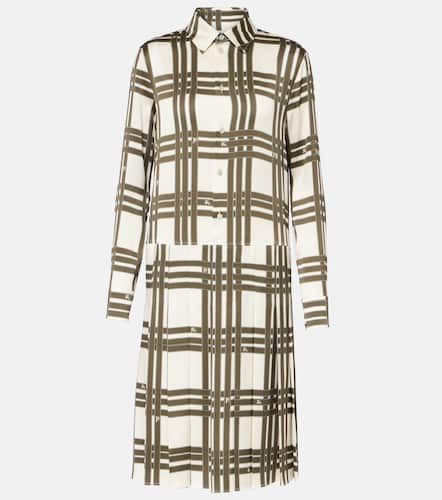 Hemdblusenkleid Ribbon Check aus Seide - Burberry - Modalova