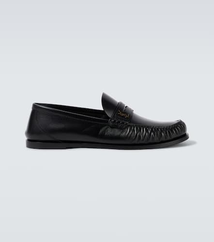 Laurent leather penny loafers - Saint Laurent - Modalova