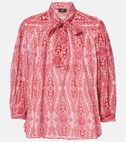 Etro Blusa de algodón estampada - Etro - Modalova