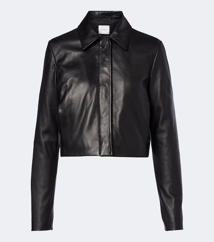 Vince Cropped leather jacket - Vince - Modalova