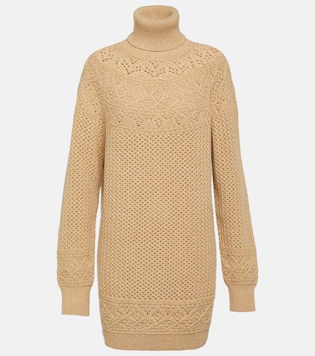 Crochet cashmere turtleneck sweater - Loro Piana - Modalova