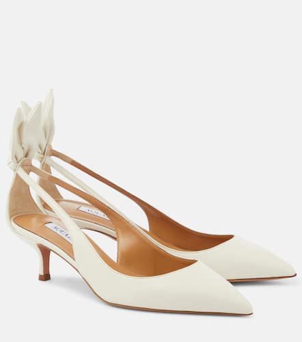 Aquazzura Bow Tie 50 leather pumps - Aquazzura - Modalova