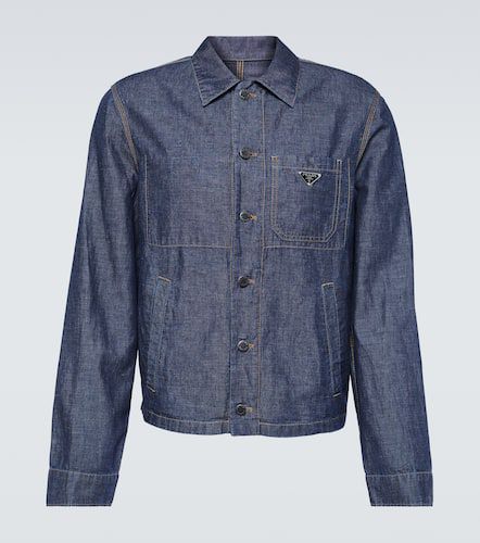 Prada Cotton and linen overshirt - Prada - Modalova