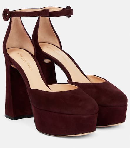 Holly D'orsay suede pumps - Gianvito Rossi - Modalova