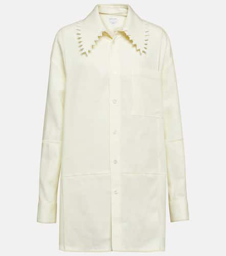 Oversized linen shirt - Bottega Veneta - Modalova