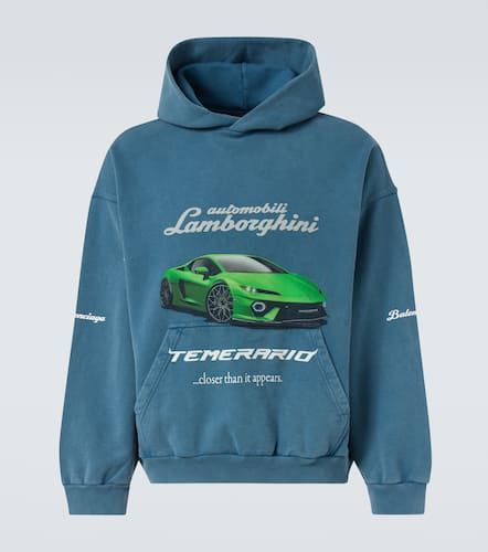X Automobili Lamborghini cotton fleece hoodie - Balenciaga - Modalova