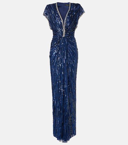 Robe mit Pailletten und Kristallen - Jenny Packham - Modalova