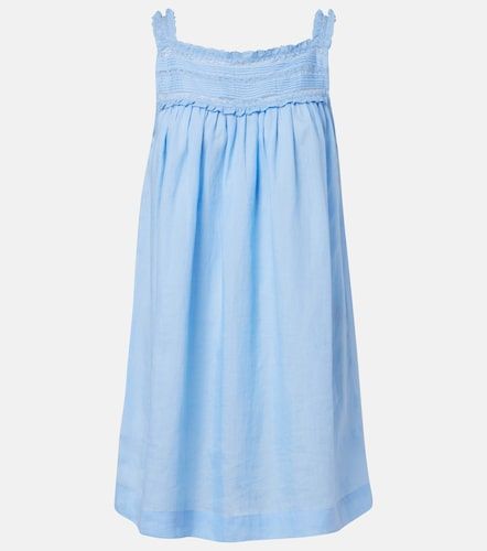 Bea lace-trimmed ramie minidress - Doen - Modalova