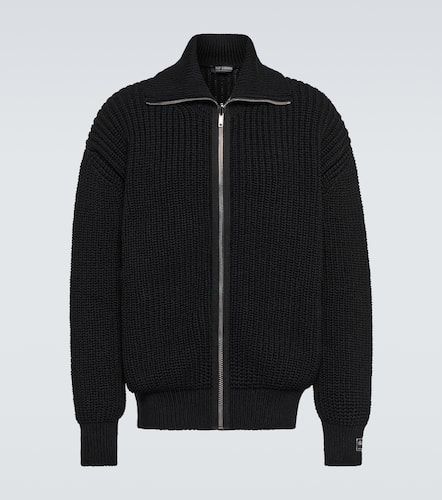 Zip-up wool-blend cardigan - Raf Simons - Modalova