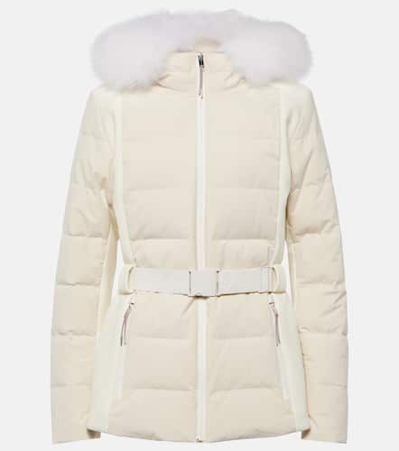 Shearling-trimmed down ski jacket - Yves Salomon - Modalova