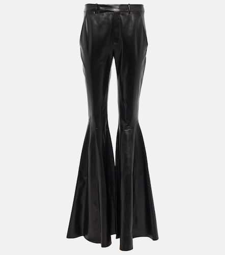Saint Laurent Flared leather pants - Saint Laurent - Modalova
