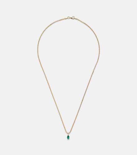 Kt pendant necklace with emerald - Anita Ko - Modalova