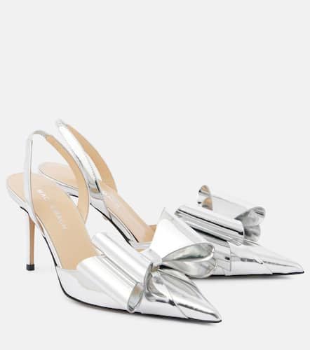 Le Cadeau 85 mirrored leather slingback pumps - Mach & Mach - Modalova