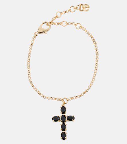 Cross crystal-embellished bracelet - Dolce&Gabbana - Modalova