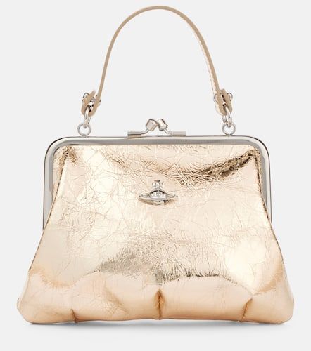 Granny Small metallic leather tote bag - Vivienne Westwood - Modalova