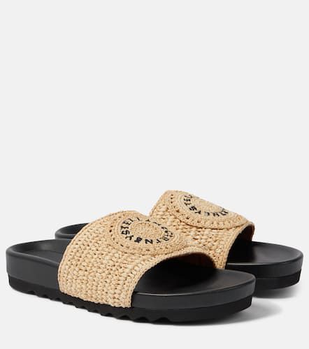 Chanclas Elyse de rafia con logo - Stella McCartney - Modalova