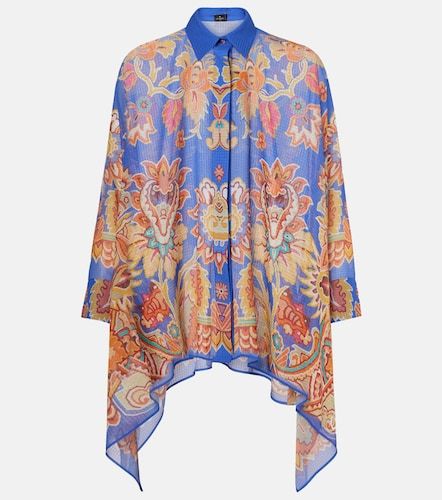 Etro Printed poncho - Etro - Modalova