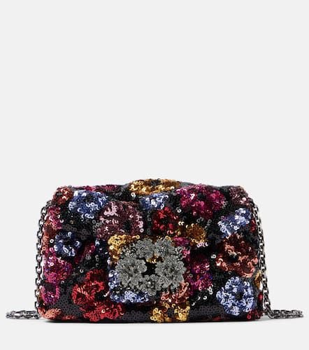 Clutch Efflorescence con lentejuelas - Roger Vivier - Modalova