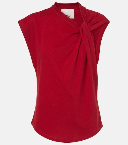 Top Naydagz de jersey de algodón drapeado - Isabel Marant - Modalova